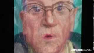 David Hockney paints using iPad for new exhibition [upl. by Camilla128]