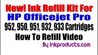 New HP 952 Cartridge Ink Refill Kit [upl. by Collbaith]