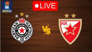 🔴 Live Partizan vs Crvena zvezda  Live Play By Play Scoreboard [upl. by Ynatsyd843]