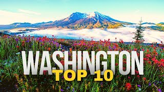 10 Best Places to Visit in WASHINGTON State 2025  US Travel Guide [upl. by Nohsar]