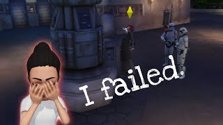 The Sims 4 Journey to Batuu I failed to do my mission so I went home and study not sponsored [upl. by Ydnirb]