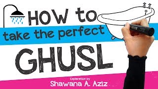 How to take Ghusl  Ritual bath in Islam  Shawana A Aziz [upl. by Rubma467]