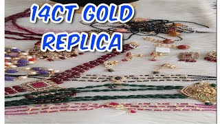 Gold Replica Designs  New Customised Jewellery  Kayra Fashion Accessories [upl. by Aihsinyt879]