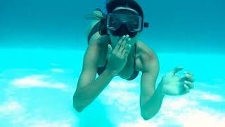 Snorkelling in Zanzibar with Catrinel Menghia Marlon for World Swimsuit  WorldSwimsuit [upl. by Dett]