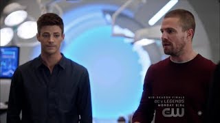 Elseworlds Part 1 Barry and Oliver get locked up in Star Labs [upl. by Netaf983]