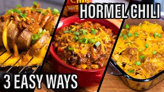 HORMEL Chili  3 Easy Ways [upl. by Ahsemot278]