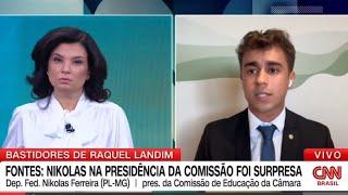 NIKOLAS DÁ SHOW EM PRIMEIRA ENTREVISTA COMO PRESIDENTE [upl. by Felike]