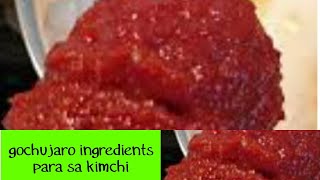 MAKE YOUR OWN GOCHUJARU  GOCHUJANG FOR YOUR KIMCHI  PINAY CUISINE IN SWEDEN [upl. by Oringa]