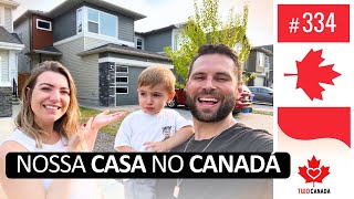 Conheça nossa NOVA CASA no Canadá  Tour Completo  Custos  334 [upl. by Oijimer]