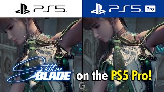 Stellar Blade PS5 Pro vs PS5 Comparison 4K60FPS  a noticeable FPS gain [upl. by Okiram872]