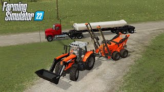 Faster And Larger Stone Pickers👷‍♂️ Miners MF 6000 🚧 Farming Simulator 22 Mods Elmcreek Map [upl. by Bonine290]