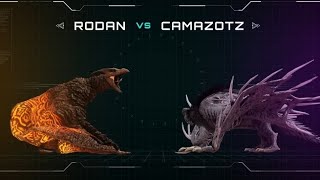 Titanus Rodan Vs Titanus Camazotz  Kaiju flying battle Monsterverse [upl. by Nohcim]