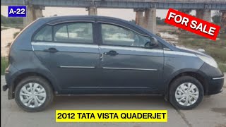 అమ్మకానికి 2012 TATA VISTA QUADERJET VX  SEEL TYRES  AC CHILD  8247501777 [upl. by Carmina]