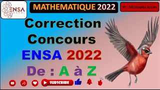 Concours MATH ENSA 2022 [upl. by Buatti]