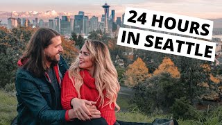 24 Hours in Seattle  Travel Vlog  What To Do See and Eat [upl. by Rebme]