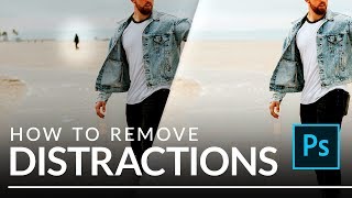 How to Quickly Remove Distractions in Photoshop [upl. by Emili776]