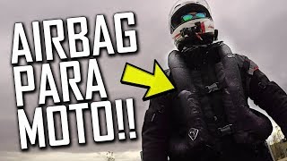 Chaleco AIRBAG para MOTO A Cámara Lenta [upl. by Assila]