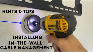 ★★★★★ Installing the Echogear Cable Management System Wall Instructions amp Tutorial TV Cord Hider [upl. by Teuton700]