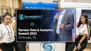 Gartner Data amp Analytics Summit 2023 Orlando FL  SynergisticIT [upl. by Nikral]