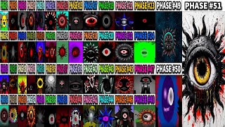 Phase 1234 VS Phase 5 VS Phase 6 VS Phase 7 VS Phase 8 VS Phase 951 in Incredibox Sprunki [upl. by Glenden]