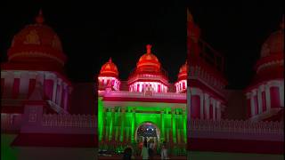 Rashtrapati Bhavan replica at Agradoot Banga Samaj DurgaPuja Navratri2024 TheDailyDishUp Festive [upl. by Llecrep]