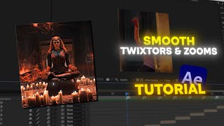 Smooth Zooms and Twixtor  After Effects TUTORIAL [upl. by Anner]