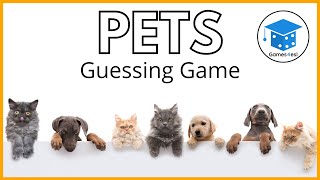 Pets In English  Guessing Game [upl. by Friederike123]