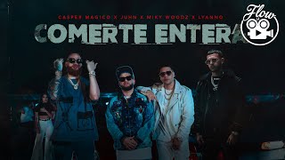 Casper Magico Juhn Miky Woodz Lyanno  Comerte Entera Video Oficial [upl. by Anabal]