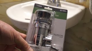 How to replace drain on a pedestal sink [upl. by Poock451]