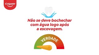 Não se deve bochechar com água logo após a escovagem [upl. by Adine]