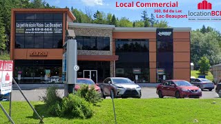 Local commercial 360 Boulevard du Lac Lac Beauport Québec [upl. by Kirbie]