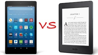 Kindle Fire vs Kindle Paperwhite [upl. by Lzeil935]