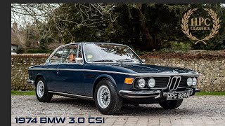 1974 BMW 30 CSI  Walkaround amp engine sound [upl. by Pilloff]