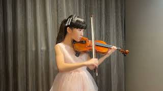 Kreutzer Etude No30 played by Faith Lum aged 10 [upl. by Sowell75]