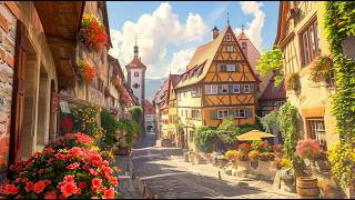 Rothenburg ob der Tauber A Fairytale Medieval Town  Walking tour 4K [upl. by Glimp843]