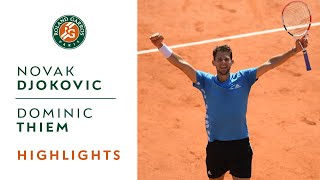 Novak Djokovic vs Dominic Thiem  SemiFinal Highlights  RolandGarros 2019 [upl. by Orgalim]