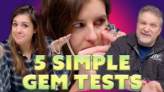 5 Simple Gem Tests Anyone Can Do  Unboxing [upl. by Atterahs]