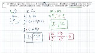 FISICA EVAU GRAVITACION 122 123 [upl. by Aneem]