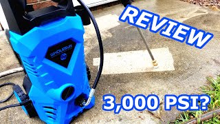 WHOLESUN 3000 PSI 24 GPM Electric PRESSURE WASHER Review [upl. by Reffinej]