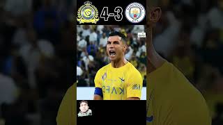 AL nassr vs man city Shootout penalty portugal football ytshortvideo [upl. by Falito539]