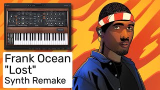 Frank Ocean  Lost Instrumental Synth Remake [upl. by Kotick]