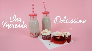 Cupcake e Frappè di San Valentino • creamyricette [upl. by Halullat]