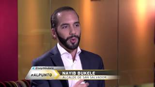 Jorge Ramos habla con el Alcalde de San Salvador Nayib Bukele Agosto 2015 [upl. by Rehpotsihc]