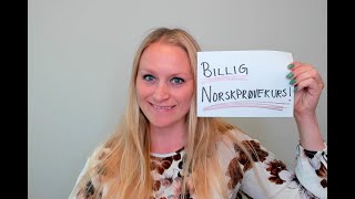 Video 726 BILLIG norskprøvekurs på både bokmål og nynorsk [upl. by Ainnek]