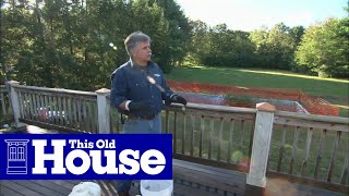 How to Clean and Restain a Deck  This Old House [upl. by Aig]