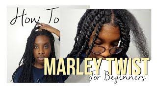 HOW TO Marley Twist FOR BEGINNERS In Depth Tutorial [upl. by Zolly515]