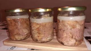 MIĘSO WEKOWANE W SŁOIKACH JAK KIEDYŚ  REWELACJA 🤤🤤🤤meat in a jar [upl. by Andrel]