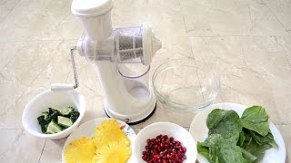 Does It Work Fruit and Vegetable Hand Juicer [upl. by Pricilla]