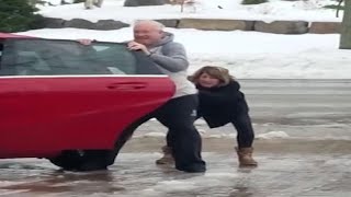 Driveway Ice Fails [upl. by Koehler]