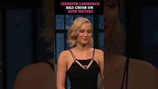 Jennifer Lawrences Hilarious SNL Crush Confession [upl. by Charmain]